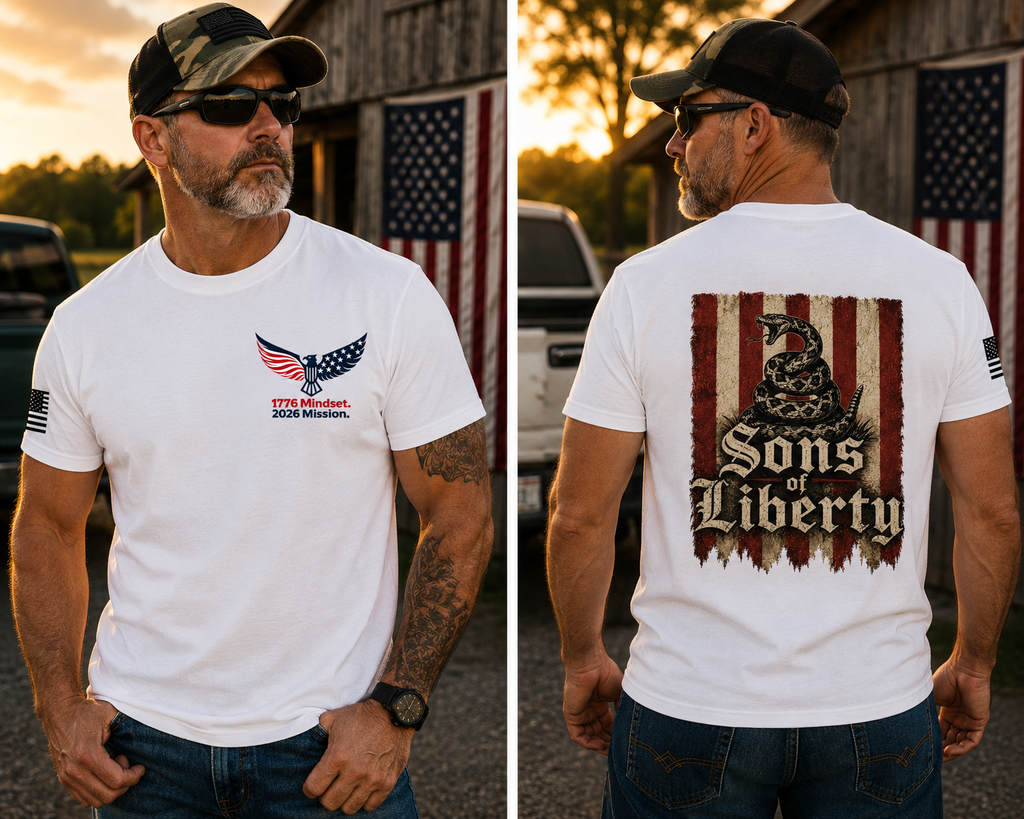Sons of Liberty Patriot Tee | Flag Shirt