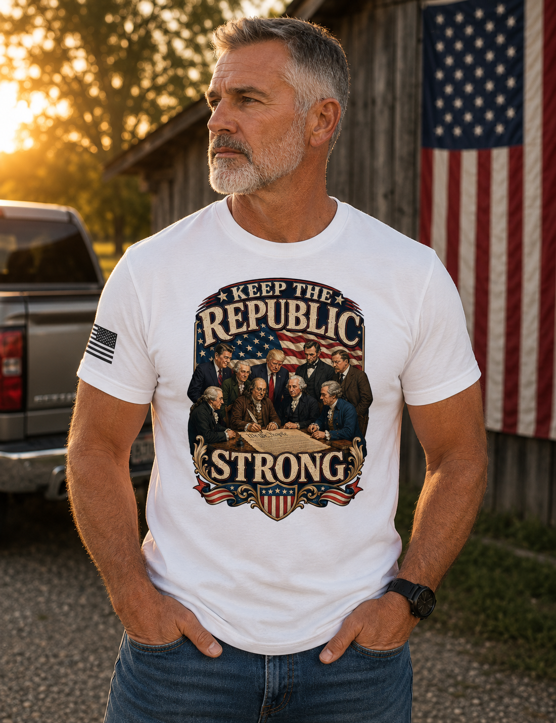 Keep the Republic Strong Founders Tee